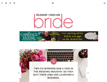 Tablet Screenshot of delawaremainline-bride.com
